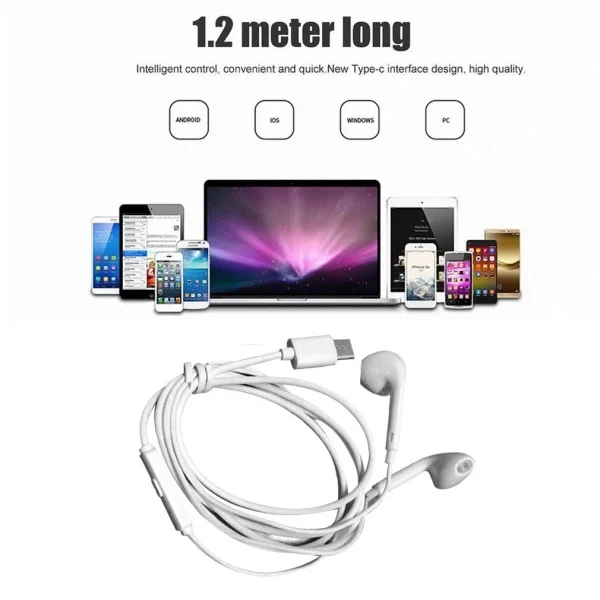 GUPBOO Écouteurs De Type C D’origine, écouteurs Numériques USB, écouteurs… acheter 6