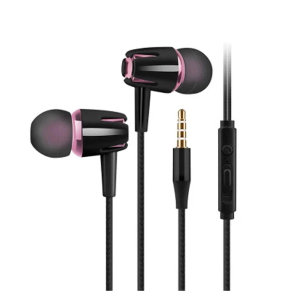 beauté GUPBOO Écouteurs Filaires 3,5 Mm Avec Micro Hi-Fi Volume Réglable Caisson D… 1