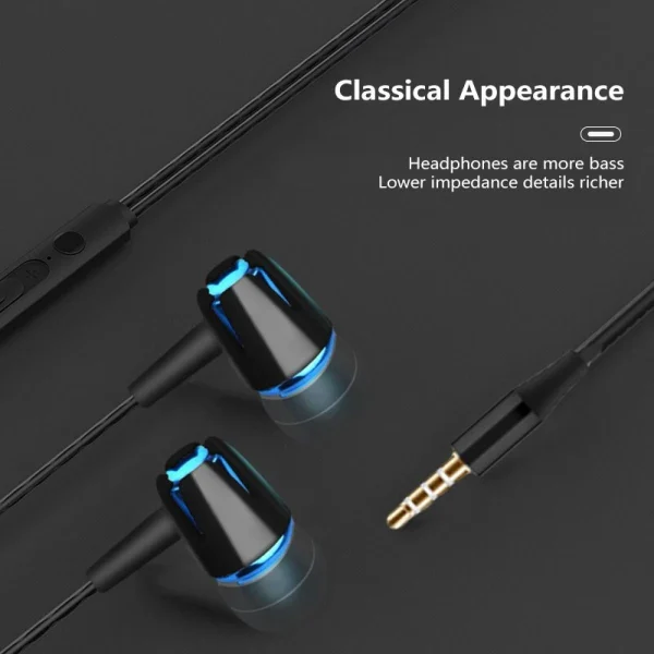 beauté GUPBOO Écouteurs Filaires 3,5 Mm Avec Micro Hi-Fi Volume Réglable Caisson D… 4