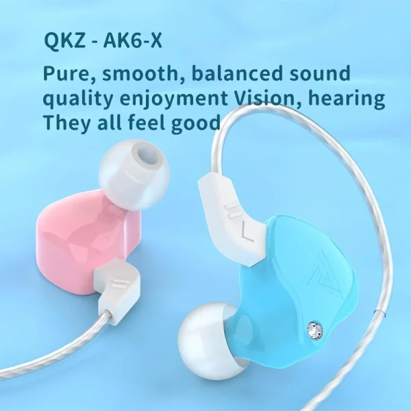 achetez GUPBOO Écouteurs Intra-auriculaires QKZ AK6, 3,5 Mm, Avec Microphone 5