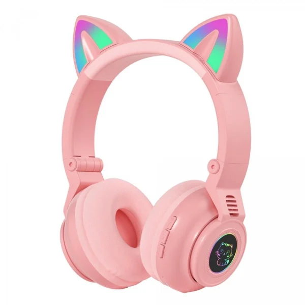 Universal Écouteurs Pour Chat Casque LED Lumineux Bluetooth Casque Sans Fil Cas… Prix très abordable 1