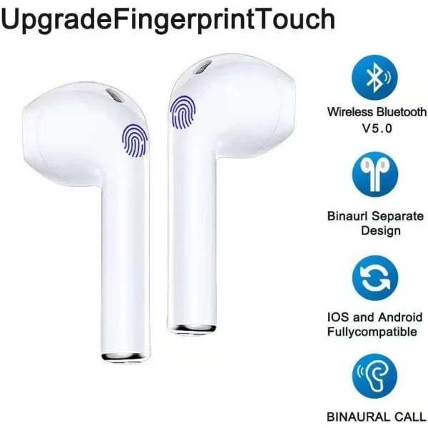 Prix très abordable Chrono Écouteurs Sans Fil Bluetooth 5.0, Casque Sans Fil, Microphone Intégr… 1