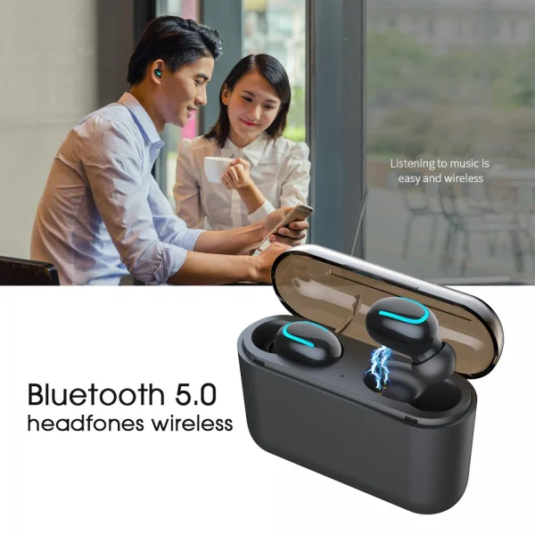 magasin pour Universal Écouteurs Sans Fil Bluetooth 5.0 Écouteurs Stéréo Sport Mains Libr… 3