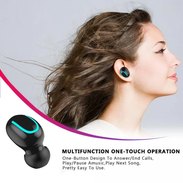 magasin pour Universal Écouteurs Sans Fil Bluetooth 5.0 Écouteurs Stéréo Sport Mains Libr… 5