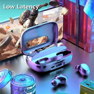 GUPBOO Écouteurs TWS Bluetooth 5.2 Avec Boîtier De Charge Casque Sans Fil 9… grande popularité 15