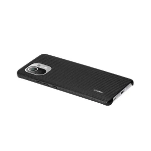 Cover Xiaomi EU BHR4981GL Mi 11 M2011K2C Custodia Case Leather Carbon … Prestation Et Rapide 9