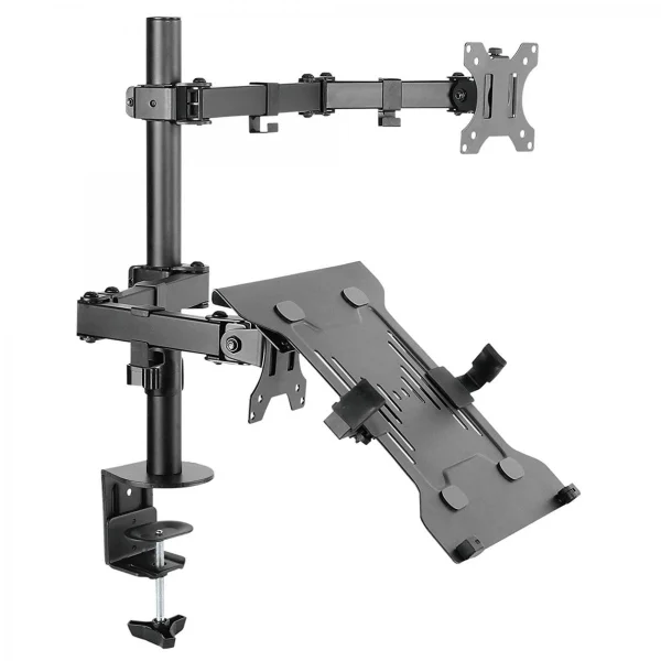 marque pas cher D2 Diffusion D2 Support Double Écran Pour 1 Moniteur 13-32 Pouces (33-81cm) Orient… 1