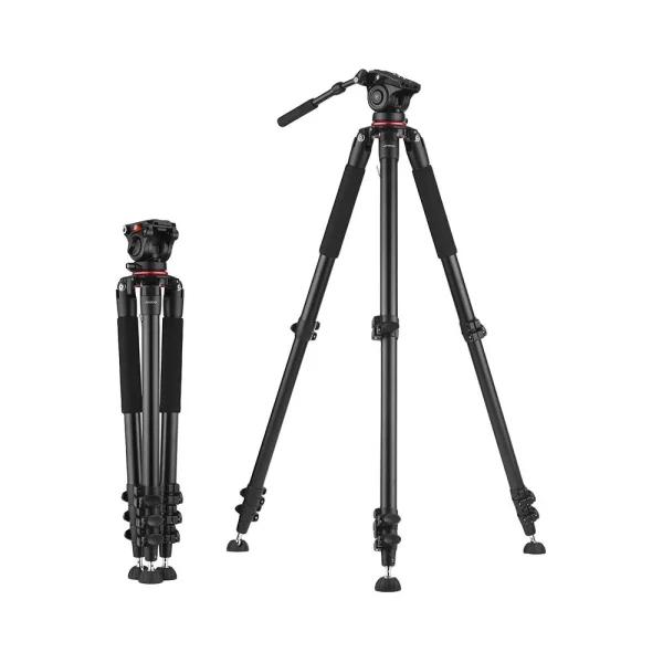 meilleur service GENERIC Andoer 5.6ft Trépied Vidéo Professionnel Résistant De Caméscope Av… 1