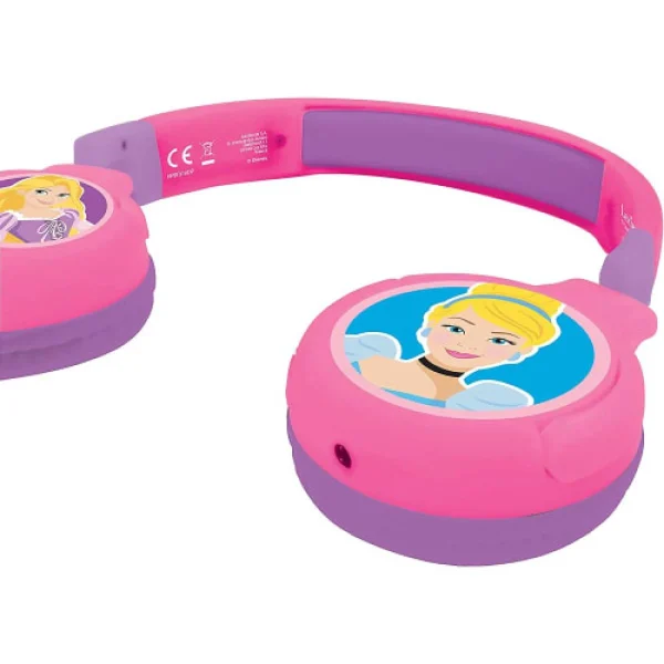LEXIBOOK Disney Princesses Casque Audio Enfant 2-en-1 Sans Fil Filaire Ajustabl… Meilleur Service 4