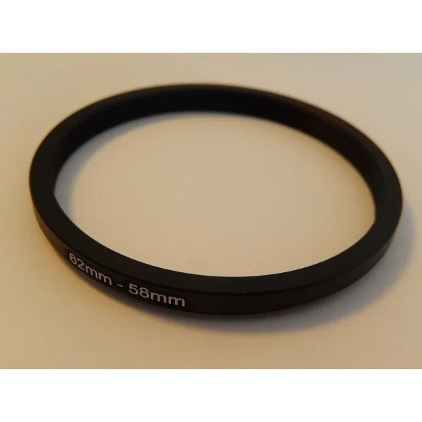 Vhbw Adaptateur Filtre Step-Down 62 Mm-58 Mm Noir Pour Appareil Photo … SOLDES TOUT À 1