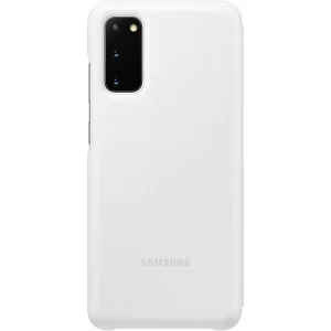Samsung LED View Cover Pour Galaxy S20 Blanc Paiement sécurisé 6