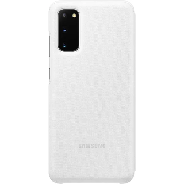 Samsung LED View Cover Pour Galaxy S20 Blanc Paiement sécurisé 3