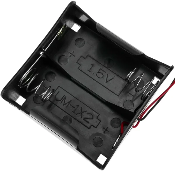BeMatik Battery Compartment. Porte-pile Plat Pour 2 Piles D LR20 R20 1.5V C C boutique 3