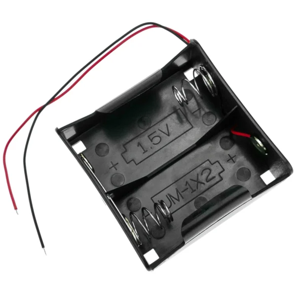 BeMatik Battery Compartment. Porte-pile Plat Pour 2 Piles D LR20 R20 1.5V C C boutique 4