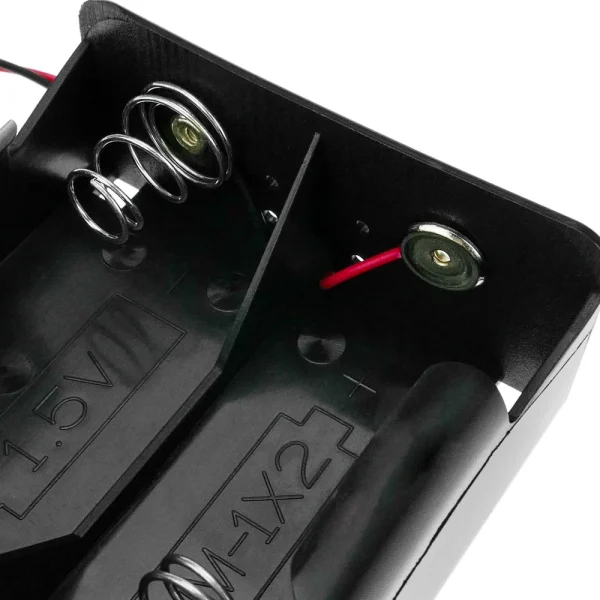 BeMatik Battery Compartment. Porte-pile Plat Pour 2 Piles D LR20 R20 1.5V C C boutique 6