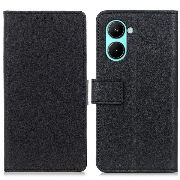 Other Etui En PU Anti-chute Avec Support Pour Votre Realme C33 4G – Noir magasin france 1