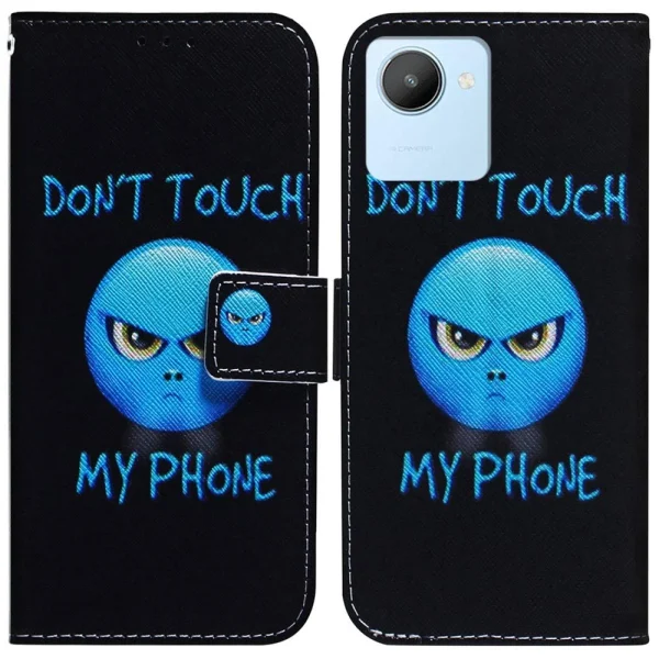 belle Other Etui En PU Fermoir Magnétique Avec Support Et Sangle Pour Votre Realm… 1