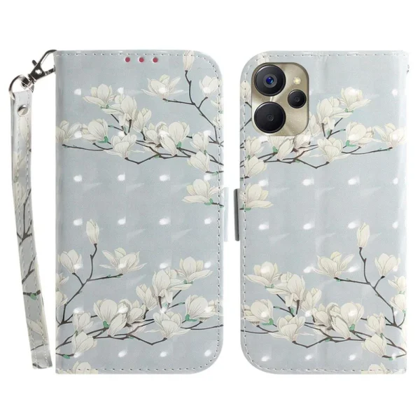Other Etui En PU Motif 3D Avec Support Et Sangle Pour Votre Realme 9i 5G – M… soldes de Noël 1