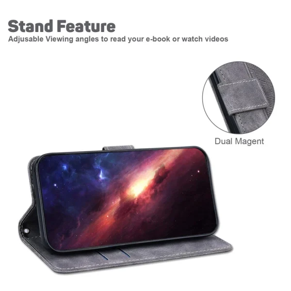 vente chaude Other Etui En PU Motif Géométrique, Anti-chocs Avec Support Et Sangle Pour… 3