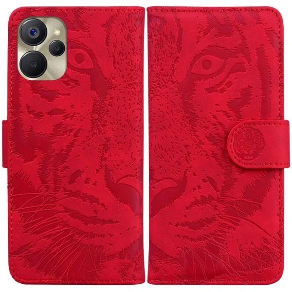 en vente Other Etui En PU Motif Tigre, Antichute Avec Support Pour Votre Realme 9i 5G… 1