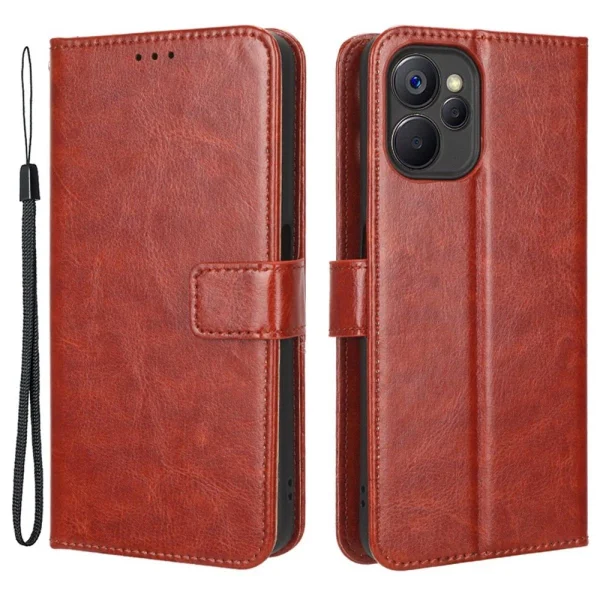 à prix très bas Other Etui En PU Texture Crazy Horse, Fermoir Magnétique Avec Support Pour … 1