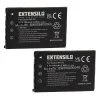mode pas chere VHBW EXTENSILO 2x Batteries Compatible Avec BenQ DC-X720, DC-X725, DC-X735,… 5