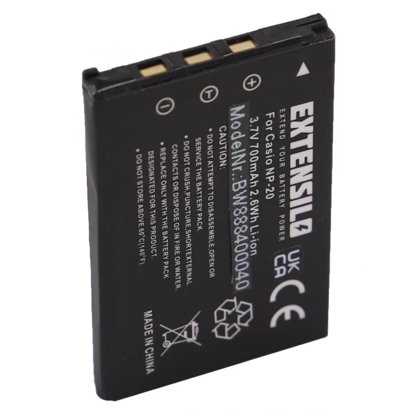 mode pas chere VHBW EXTENSILO 2x Batteries Compatible Avec BenQ DC-X720, DC-X725, DC-X735,… 4