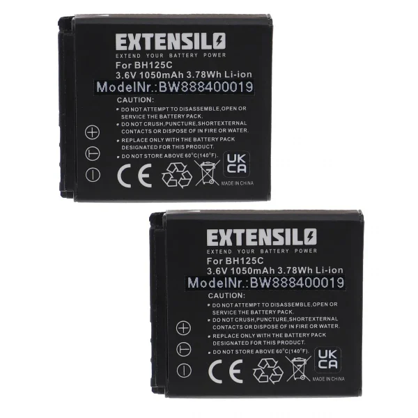 VHBW EXTENSILO 2x Batteries Compatible Avec Sigma DP3 Merrill Caméra De Sp… livraison la plus rapide 1
