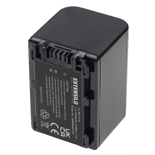 VHBW EXTENSILO 2x Batteries Compatible Avec Sony HDR-XR200E, HDR-XR200VE, H… soldes luxe 3
