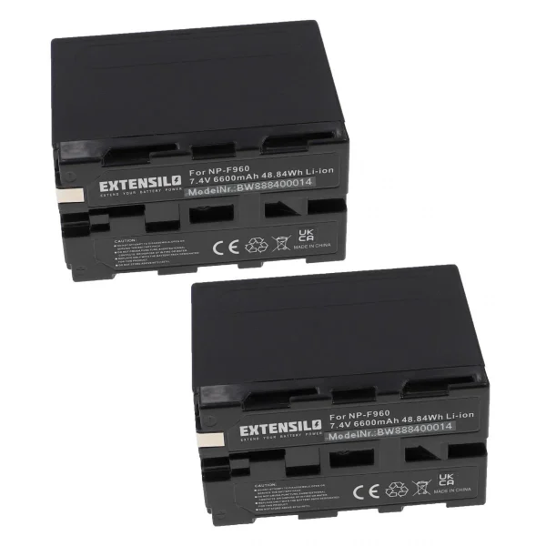 soldes en ligne VHBW EXTENSILO 2x Batteries Compatible Avec Sony MiniDV CCD-TRV66, CCD-TRV6… 1
