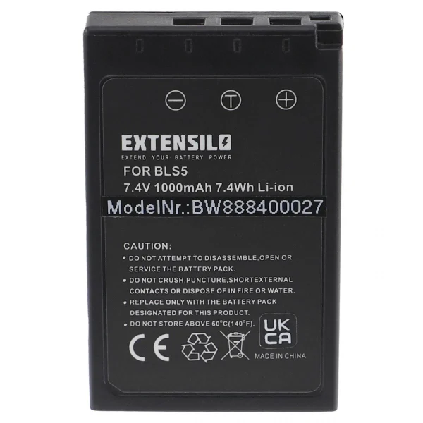 Livraison internationale VHBW EXTENSILO Batterie Compatible Avec Olympus OM-D E-M10 II, E-M10 Appare… 1