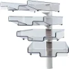 Hansa Colonne Pivotante Avec 4 Bacs Courrier, Gris Clair () vente chaude 13