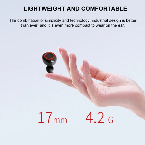 soldes magasin GUPBOO Hasatek Tws Headphones In-Ear Bluetooth 5.0 Headphones Touch Wireless … 6