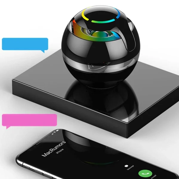 Marque Generique HTBE® Haut-parleur Bluetooth Sans Fil, Super Subwoofer, Mini Portable… Prestation Et Rapide 3