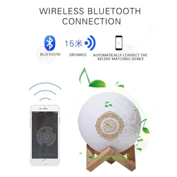 site en ligne Marque Generique INN® Enceinte Bluetooth Coran Touch LED Lamp Portable Haut-Parleur Is… 5
