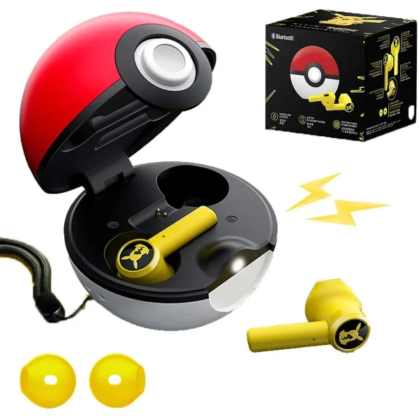 Livraison rapide Universal Le Nouveau Casque Intra-auriculaire Pikachu Bluetooth 5.0 1