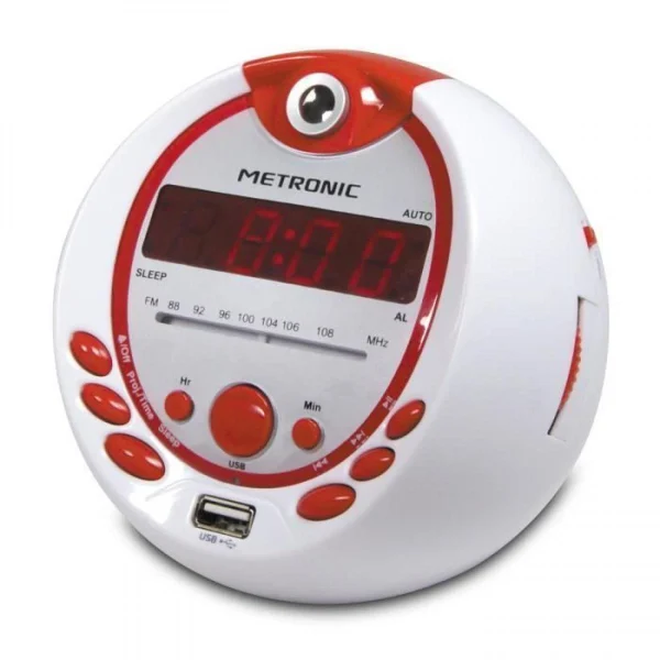 METRONIC MET 477021 Radio Reveil Projection Pirate a Prix Discount 1