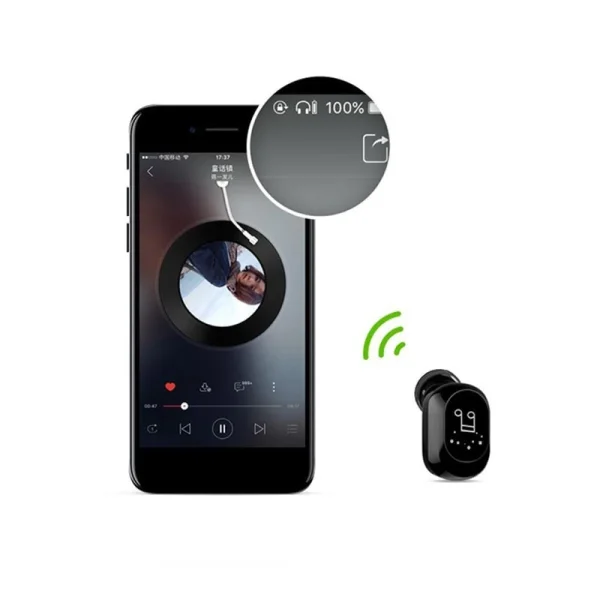 Authentic Original licence GUPBOO Mini écouteurs Intra-auriculaires Sans Fil 2021 TWS Avec Micro 6
