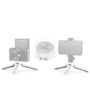 dernière tendance Justgreenbox Mini Trépied Monopode Portable Charge Maximale 2,5 Kg, Blanc 15