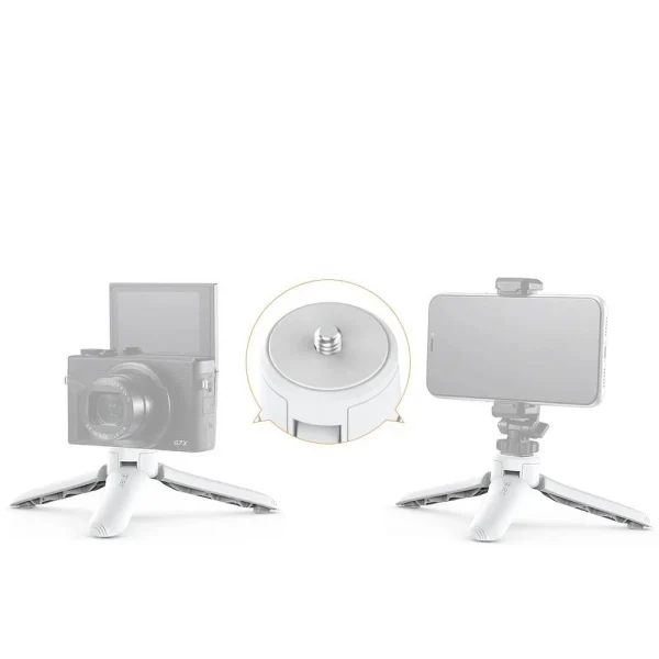 dernière tendance Justgreenbox Mini Trépied Monopode Portable Charge Maximale 2,5 Kg, Blanc 6