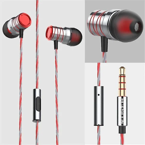 Universal P20 Métal Super Basse Musique Casque Jeu Avec Micro Casque Intra-auri… excellents soldes 1
