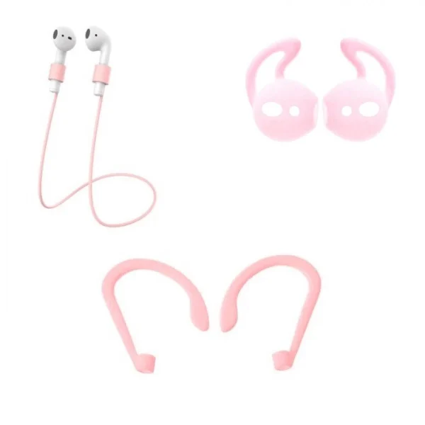 Shot Pack Accessoires Pour Airpods 2 (Fils + Tour D’oreilles + Accroche Ore… soldes en ligne 1
