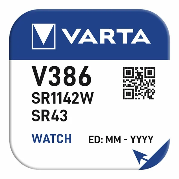 exclusivement disponibles Pile Bouton Varta Silver Oxyde D’argent 1,55 V SR43 3