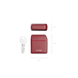 pas cher marque R-MUSIC – Ecouteurs Sans Fil Bluetooth MIRA Pour “IPHONE SE” (ROUGE) 13
