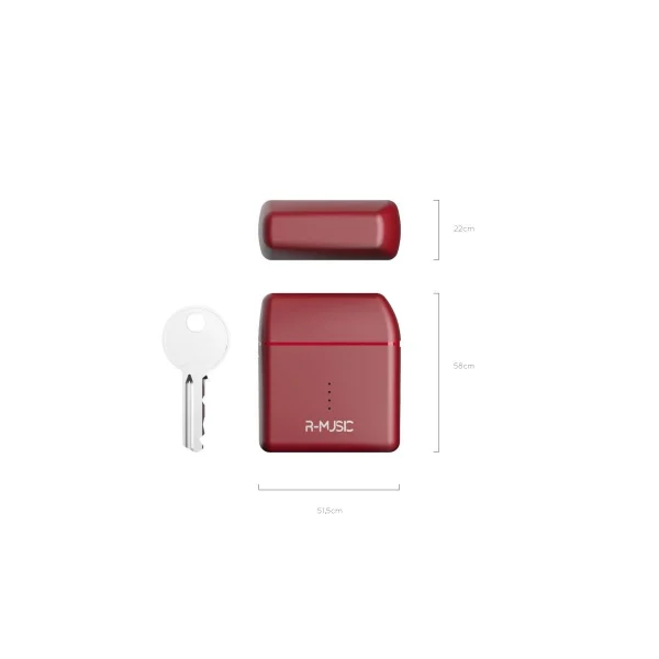 pas cher marque R-MUSIC – Ecouteurs Sans Fil Bluetooth MIRA Pour “IPHONE SE” (ROUGE) 5