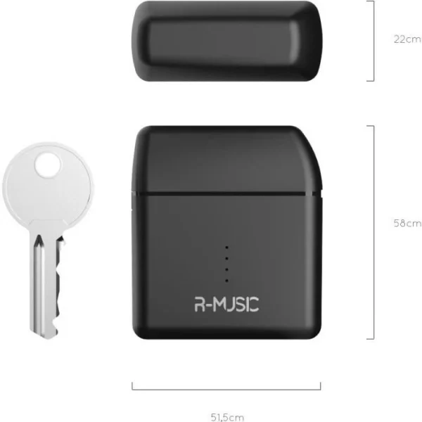 soldes pas cher R-MUSIC RM481726 MIRA – Ecouteur True Wireless Earbuds – Black 5