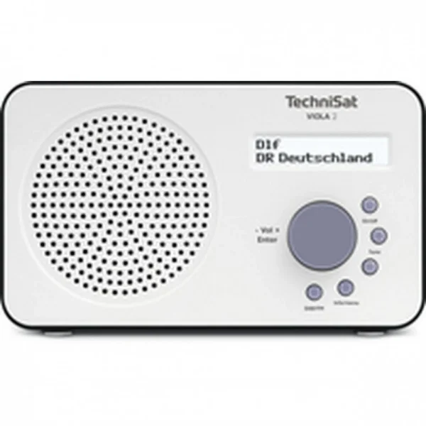 Technisat Radio Transistor VIOLA 2 DAB Blanc/Noir (Reconditionné A+) outlet 1