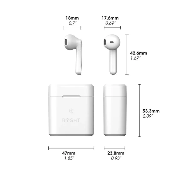 RYGHT JAM – Ecouteurs Sans Fil Bluetooth Kit Main Libre True Wireless … soldes en ligne 5