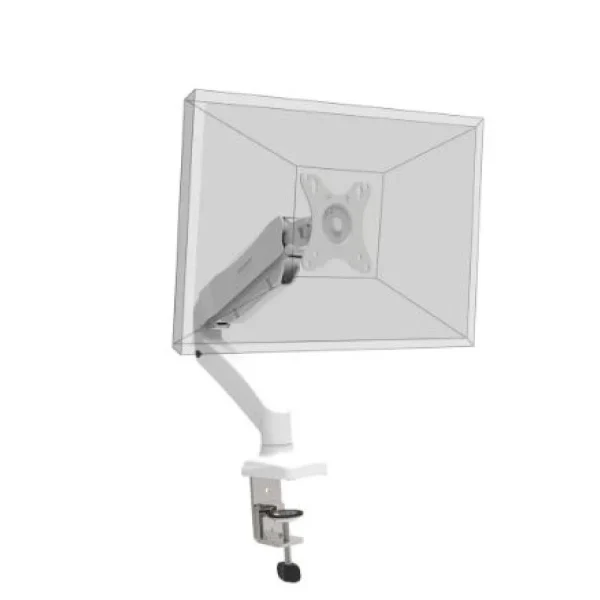 Port Design Screen Desk Monitor Arm Single Screen Desk Monitor Arm White Compatibl… dernière tendance 3