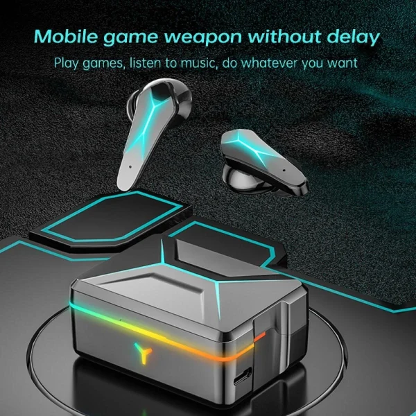 GUPBOO Smorss X7 TWS Casque De Jeu Casque Sans Fil Bluetooth Casque Hi-Fi à … mode 1